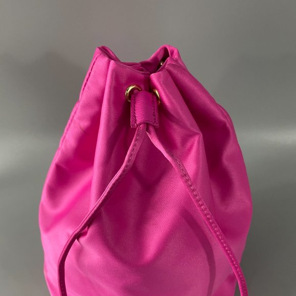 Prada Candy Pink Satin Cosmetic Bag - Picture 3 of 13